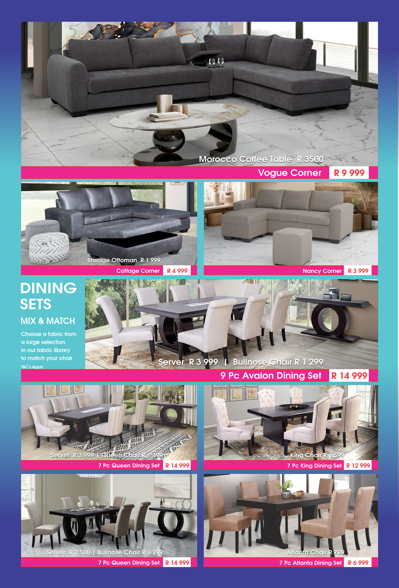 mattressandcouch.co.za - furniture -furniture store - mattress store - mattresses - BROCHURE