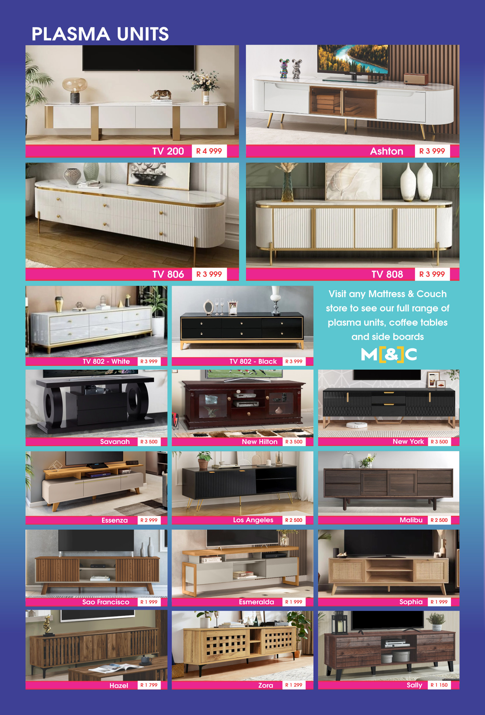 mattressandcouch.co.za - furniture -furniture store - mattress store - mattresses - BROCHURE