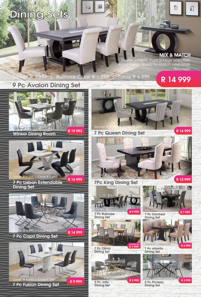 mattressandcouch.co.za - furniture -furniture store - mattress store - mattresses - brochure - flyer