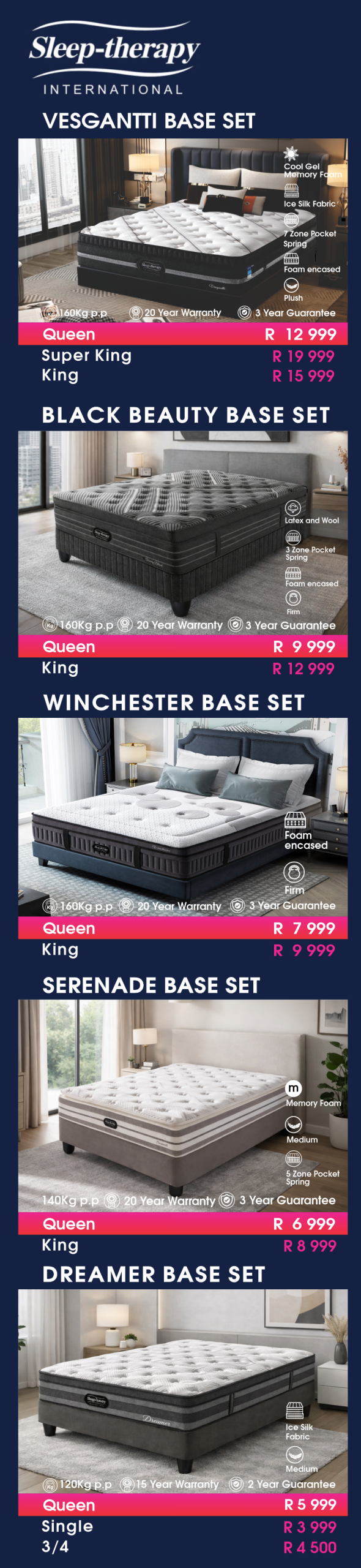 mattressandcouch.co.za - furniture -furniture store - mattress store - mattresses - base sets