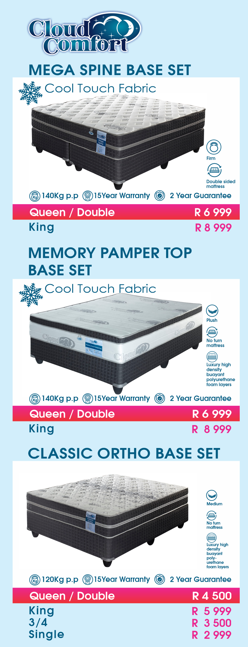 mattressandcouch.co.za - furniture -furniture store - mattress store - mattresses - base sets