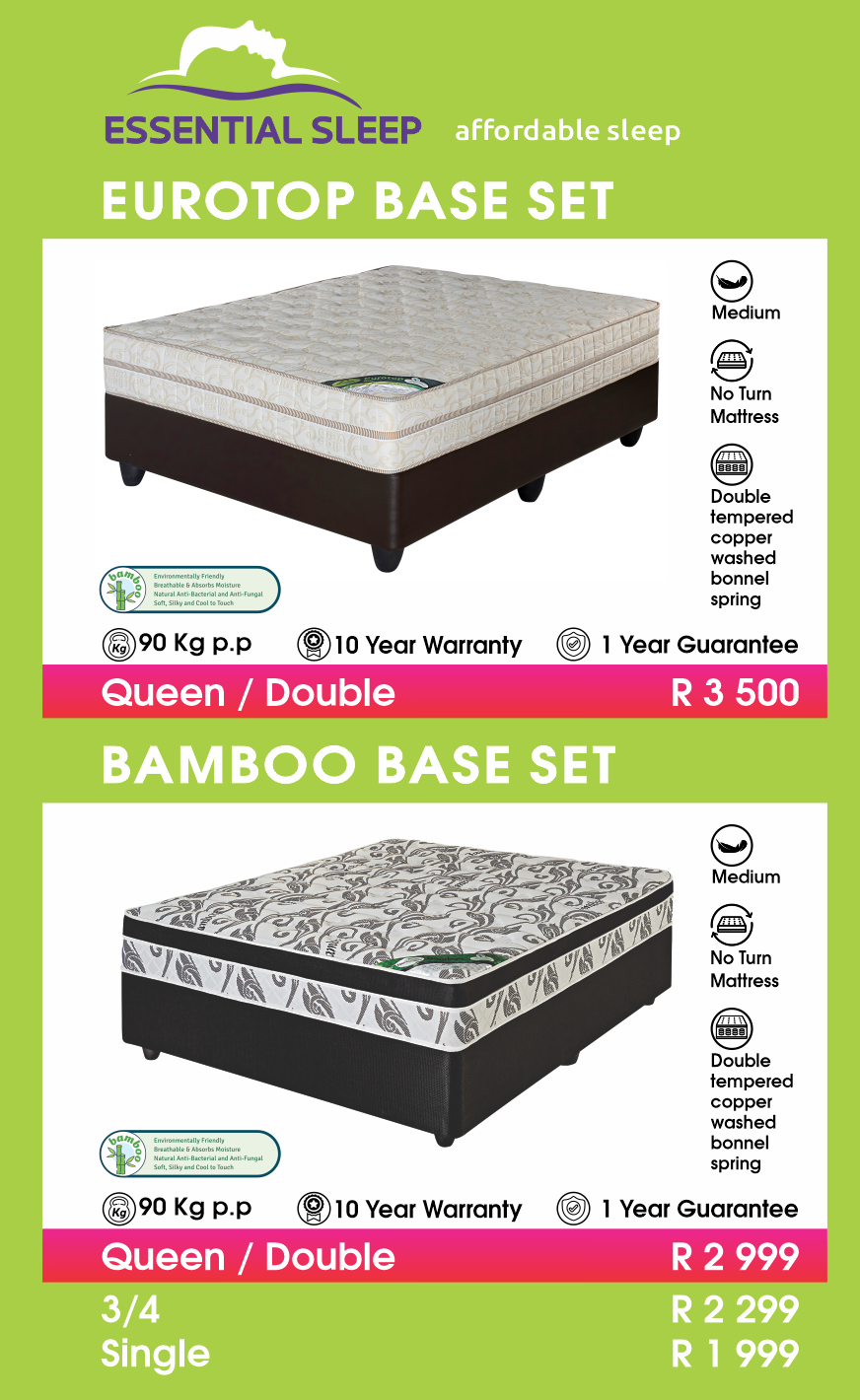 mattressandcouch.co.za - furniture -furniture store - mattress store - mattresses - base sets
