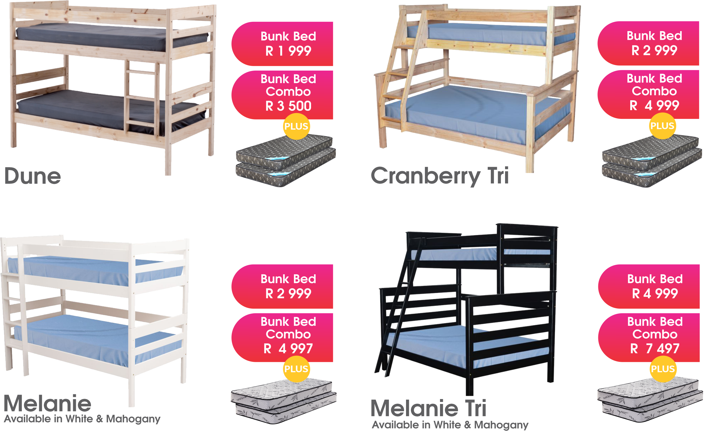 mattressandcouch.co.za - furniture -furniture store - mattress store - mattresses - bunk beds