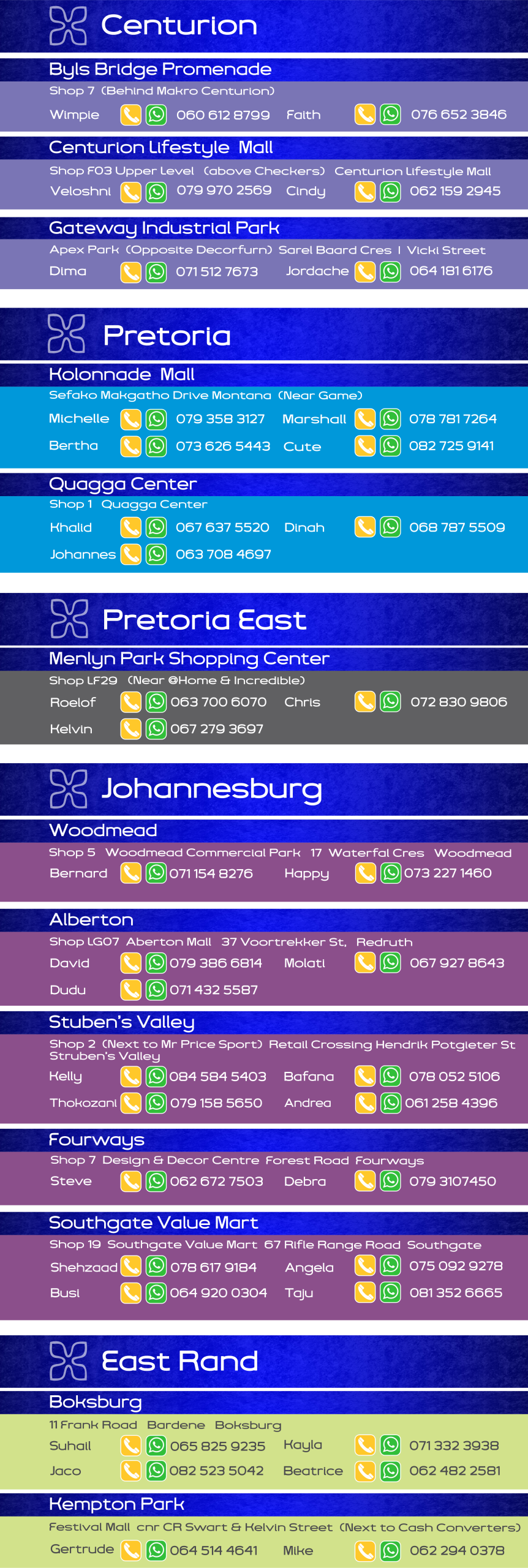 mattressandcouch.co.za - furniture -furniture store - CONTACT US
