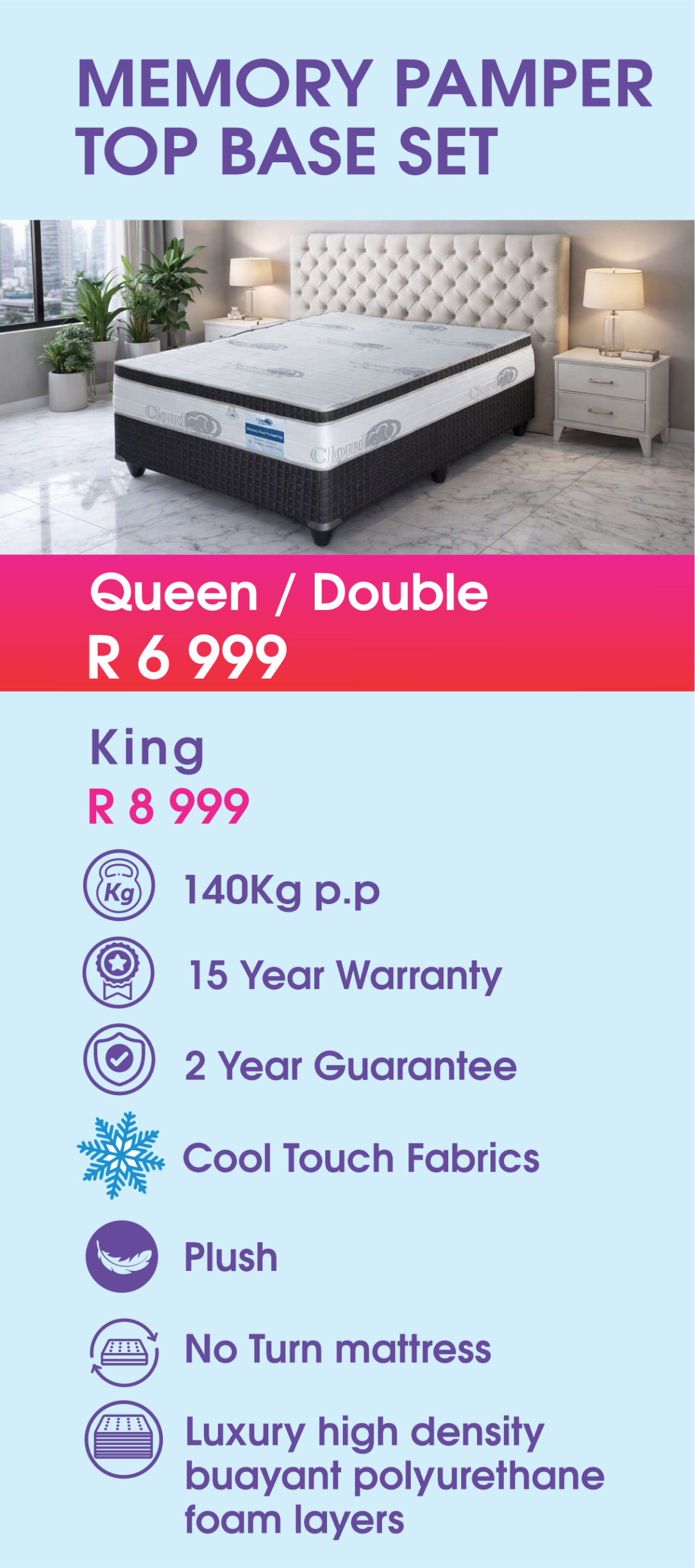 mattressandcouch.co.za - furniture -furniture store - mattress store - beds - mattresses -base sets