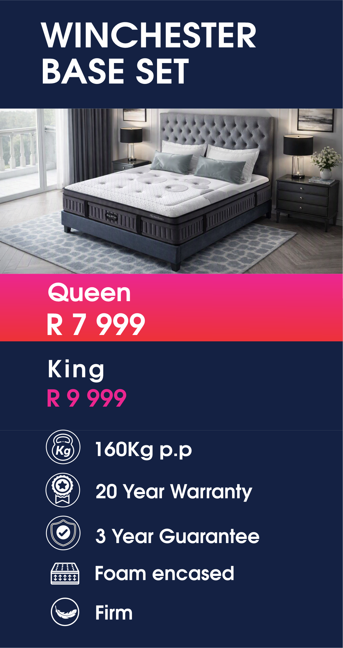 mattressandcouch.co.za - furniture -furniture store - mattress store - beds - mattresses -base sets